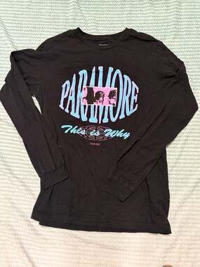 Paramore This Is Why 2023 Tour Official Long Sleeve Shirt Black Size L